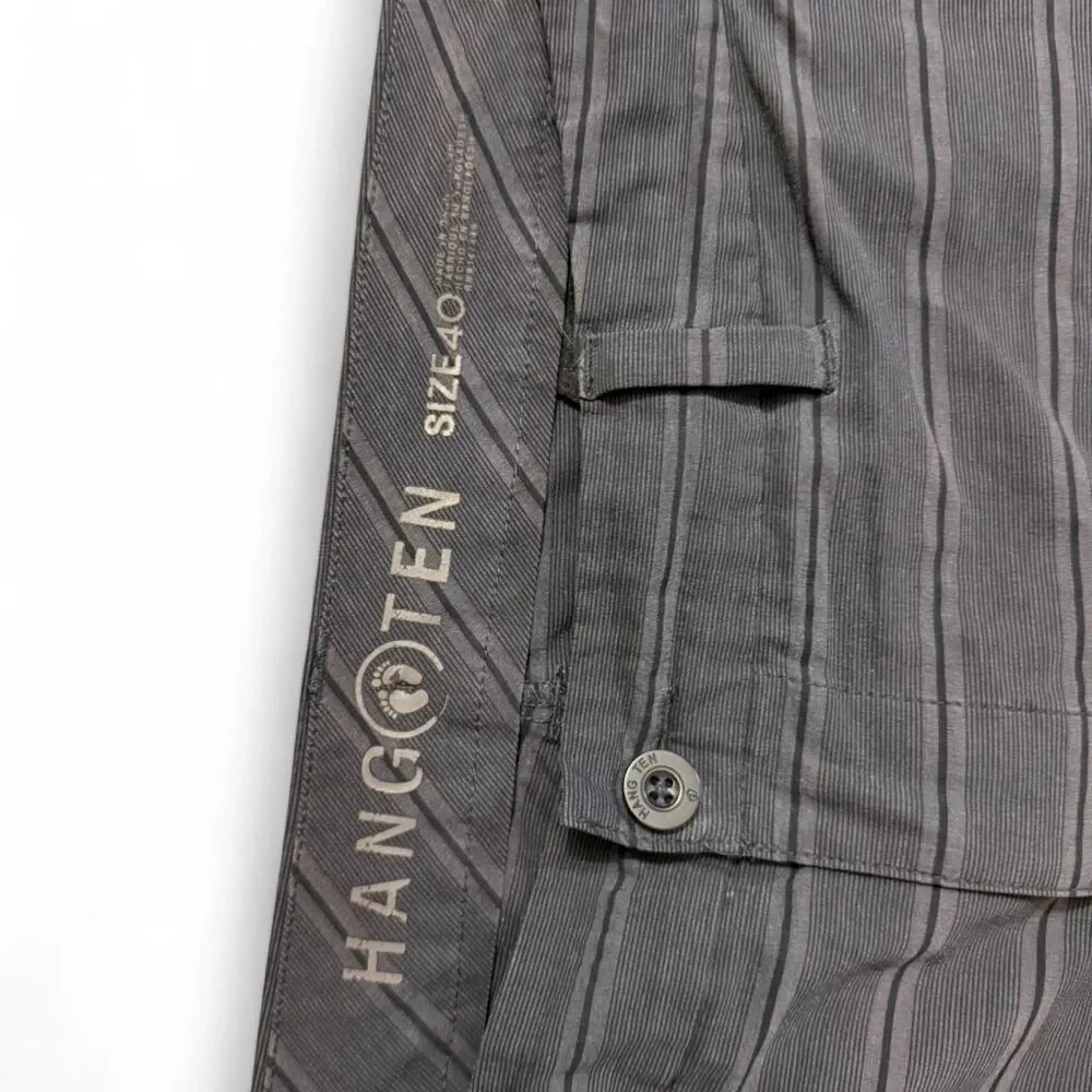 Hang Ten gray striped